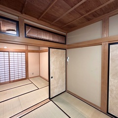 【引取限定・神奈川県秦野市】欄間　らんま　組子細工　2枚セット　アンティーク　和風の画像