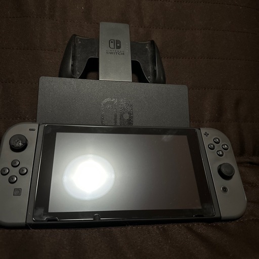 [きまりました決中古]Switch 黒 箱ありソフト付き