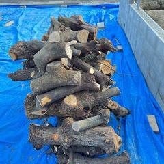 暖炉　薪ストーブ　キャンプ 広葉樹薪　原木　の画像