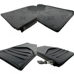 ルイヴィトン LOUIS VUITTON コインケース モノグラム エクリプス コインカードホルダー カードケース M69533 ブラックの画像