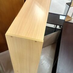 リユースのサカイ栃木店★ジモティ割あり★  本棚 ベージュ W60.2×D20.5×H89.5 クリーニング済み TC11734の画像