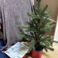 IKEAミニクリスマスツリーセットの画像