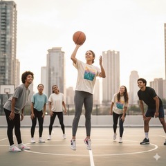 🌈運動不足でもOK👌ゆるっとバスケ🏀