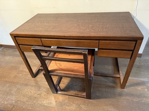 近藤工芸 SOLID FURNITURE　無垢デスク & チェアセット