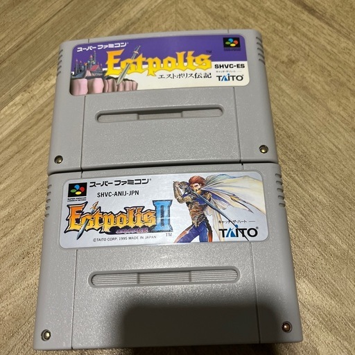 スーパーファミコン　エストポリス伝記　1・2　