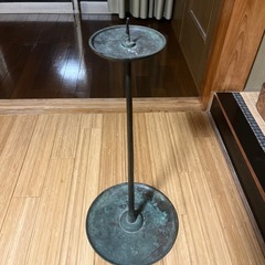 骨董品　蝋燭立て