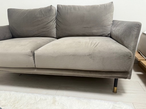 【12/5まで】Francfranc2人掛けソファ