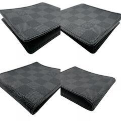 ルイヴィトン LOUIS VUITTON 札入れ ダミエグラフィット ポルトフォイユ パンス 2つ折り マネークリップ カードケース N41623 ブラックの画像