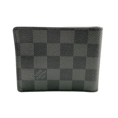 ルイヴィトン LOUIS VUITTON 札入れ ダミエグラフィット ポルトフォイユ パンス 2つ折り マネークリップ カードケース N41623 ブラックの画像
