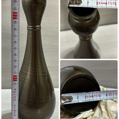 高岡銅器　花瓶　花器　一輪挿し　置物の画像