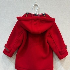 ミキハウス　フリースダッフルコートの画像