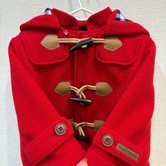 ミキハウス　フリースダッフルコートの画像