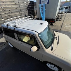 安心の総額表示！車検10年1月25日スズキアルトラパンそのまま乗って帰れます！ツートーン★ルーフキャリア！プッシュスタートの画像