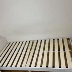 すのこベッド(マットレス付き)の画像