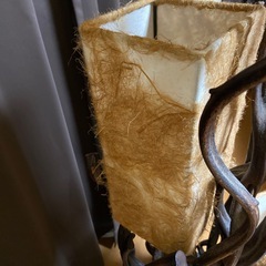 インテリア オブジェ 照明スタンド 木製　の画像