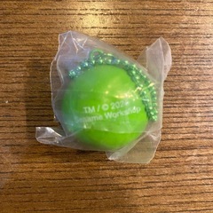 セサミストリート オスカー カプセルトイ 鈴 チェーンストラップの画像