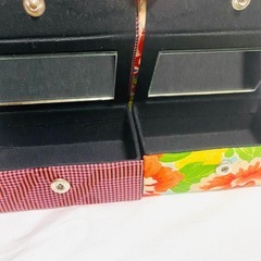 和装小物　着物　日本土産　小物入れ　鏡付きケース　の画像