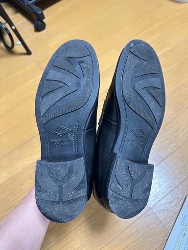 UNITED ARROWS ブラックローファー 7h (25.5)