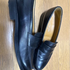 UNITED ARROWS ブラックローファー 7h (25.5)の画像