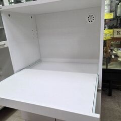 J8677 【リユースのサカイ柏店】 NITORI ニトリ レンジ台 フォルムN RE9060 WH クリーニング済み 参考価格11,490円の画像