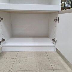 J8677 【リユースのサカイ柏店】 NITORI ニトリ レンジ台 フォルムN RE9060 WH クリーニング済み 参考価格11,490円の画像