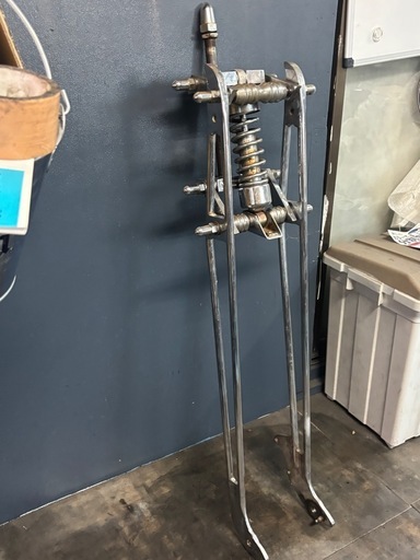 ガーターフォーク メイドインビー製 スティード400用　刻印有り/バルカン400 シャドウ400 スプリンガーフォーク ロングフォーク