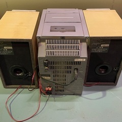 Panasonic MD STEREO SYSTEM　　 CD MD カセット ミニコンポ　　S　２００２年製の画像
