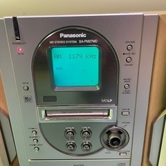 Panasonic MD STEREO SYSTEM　　 CD MD カセット ミニコンポ　　S　２００２年製の画像