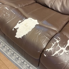 リクライニングソファの画像