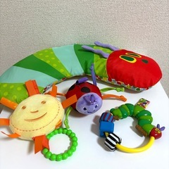 はらぺこあおむし　ベビー　プレイジム&おもちゃセットの画像