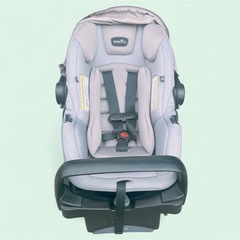《美品》Evenflo 新生児から使用可能🙆‍♀️トラベルシステム ベビーカー チャイルドシート フレーム付き！の画像
