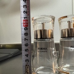 新品未使用ガラス製品醤油差し・調味料入れの画像