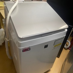 シャープ　洗濯機　2024年製　乾燥機付き‼️ES-PW8Hの画像
