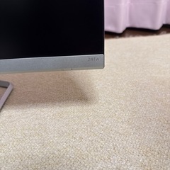 HP 24fw 23.8インチ ディスプレイ ホワイト パソコン画面 の画像