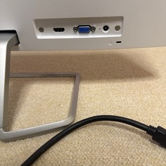 HP 24fw 23.8インチ ディスプレイ ホワイト パソコン画面 の画像