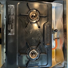 パロマ　2口ガスコンロ　LPガス用の画像