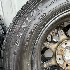 145 80 r13　スタッドレスタイヤホイールセットの画像