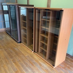 オーディオラック2台とCD/DVDラック2台セットの画像