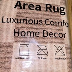 新品　ラグ 洗える 約1畳 90х150cm オールシーズン適用 北欧風の画像