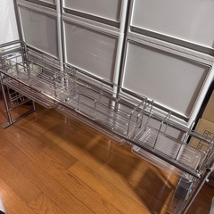 伸縮　水切りラックの画像