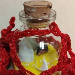 星の砂入り キーホルダーの画像