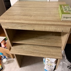 LOWYA ロウヤ 猫 家具 トイレ 猫用トイレ ペット トイレ収納  木製 オークの画像