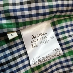 未使用品★AIGLE★エーグル ステンカラーコート スプリングコート ウレタン樹脂コーティング Lの画像
