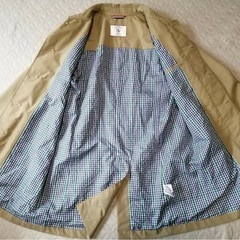 未使用品★AIGLE★エーグル ステンカラーコート スプリングコート ウレタン樹脂コーティング Lの画像