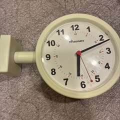 両側時計壁掛け、柱掛けの画像