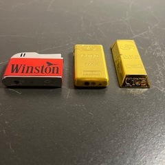 Winston GOLD風　ライター　3点セットの画像
