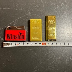 Winston GOLD風　ライター　3点セットの画像