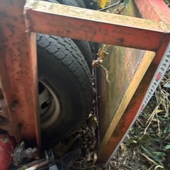 鎮圧ローラー タイヤローラー トラクター パーツ 牽引 整地 麦踏 中古 の画像