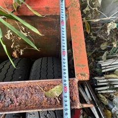 鎮圧ローラー タイヤローラー トラクター パーツ 牽引 整地 麦踏 中古 の画像