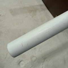 【きまりました】ニトリ　そら豆テーブル　ホワイトの画像